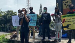 Aktivis Tangerang Gelar Aksi Solidaritas Untuk Warga Wadas Dan Sulteng