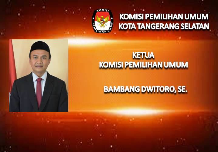 Berita Tangerang: Ketua KPU Tangsel Bambang Dwitoro.