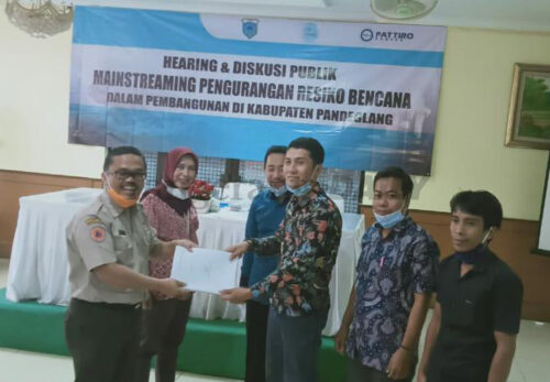 3 Desa di Ujung Kulon Serahkan Dokumen Risiko Bencana ke BPBD Pandeglang