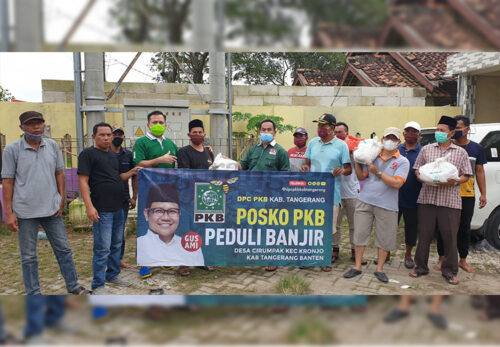 DPW PKB Banten dan Kabupaten Tangerang Salurkan Bantuan untuk Korban Banjir di Cirumpak Kronjo