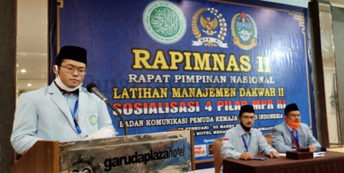 Ketua DPW Banten Didaulat Jadi Presidium Sidang Rapimnas 2 BKPRMI