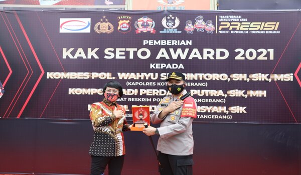 Polresta Tangerang Raih Kak Seto Award