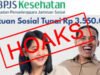 Penipuan, Kabar Palsu, Hoaks, Penipuan Online, Penipuan Mengatasnamakan BPJS Kesehatan, Berita Tangerang: Hoaks, Pesan di WhatsApp tentang Bantuan Rp3.550.000 untuk Pekerja dari BPJS Kesehatan