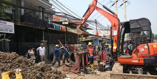 PDAM Tirta Benteng, Gangguan Layanan Air Kota Tangerang, Gangguan Layanan Air PDAM Tirta Benteng, Pipa PDAM Tirta Benteng Bocor: Pipa PDAM Tirta Benteng Bocor, 5 Kecamatan di Kota Tangerang Terdampak