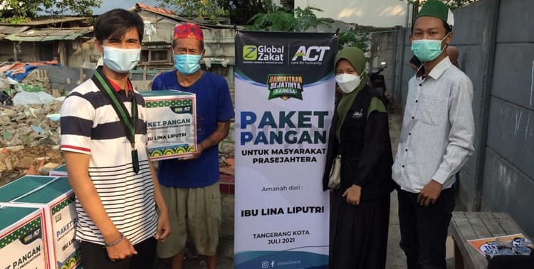 HMI, HMI Tangerang Raya, ACT, Aksi Cepat Tanggap, Korban Penggusuran, Korban Penggusuran Batujaya, Warga Batujaya, Kota Tangerang, Bantuan Sembako: HMI Tangerang Raya & ACT Salurkan Bantuan ke Warga Terdampak Gusuran di Batu Ceper