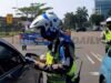 operasi patuh jaya polres tangsel menjaring motor berknalpot bising