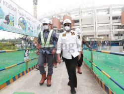 Gubernur Wahidin dan Tim KPK Tinjau Banten International  Stadium