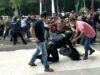 Polda Banten menahan Brigadir NP, polisi yang membanting mahasiswa saat pengamanan unjuk rasa Himata Banten Raya.