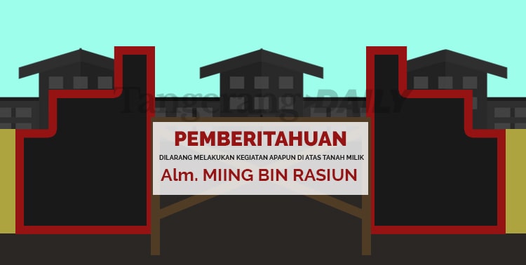 SDN Kiarapayung di Kampung Kayu Item, Desa Kiarapayung, Kecamatan Pakuhaji, Kabupaten Tangerang, Banten disegel oleh warga yang mengaku