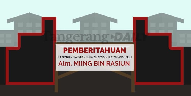 Dinas Pendidikan Kabupaten Tangerang melakukan lobi kepada keluarga ahli waris lahan SDN Kiarapayung Pakuhaji agar membuka segel sekolah itu.