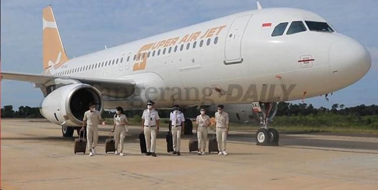 Maskapai penerbangan Super Air Jet berencana mulai mengangkasa dari Jakarta-Surabaya dan sebaliknya pada 22 Oktober 2021 mendatang.