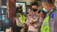 Kapolres Kota Tangerang Komisaris Besar Wahyu Sri Bintoro melakukan inspeksi mendadak (sidak) ke pos lalu lintas.