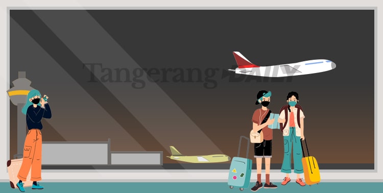 Pergerakan penumpang pesawat  Bandara Soekarno-Hatta terus mengalami peningkatan hingga tembus 80 ribu penumpang per hari.