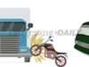 Sedikitnya lima orang mengalami luka berat dan ringan akibat truk menabrak angkutan kota (angkot) di Jalan Marsekal Suryadharma, Neglasari