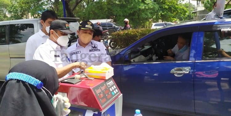 Sebanyak 152 kendaraan tidak lulus uji emisi gratis yang diadakan Dinas Lingkungan Hidup dan Kebersihan Kota Tangerang.