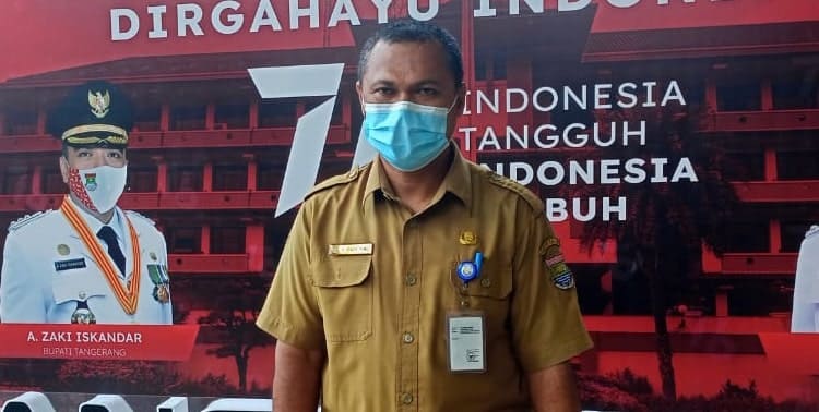  Dinkes Kab. Tangerang hingga kini masih menunggu hasil laboratorium untuk memastikan varian Covid-19 yang menginfeksi satu keluarga di Cisauk.