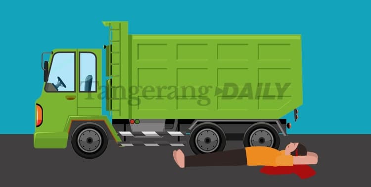 Seorang pelajar Sekolah Menengah Pertama (SMP) berinisial RI tewas setelah terlindas truk di Jalan Raya Serang, Desa Cibadak, Cikupa