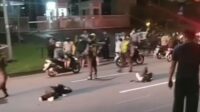 Tiga orang luka-luka dalam peristiwa kecelakaan di jalan Raya Boulevard Bintaro, Tangerang Selatan, Rabu dinihari tadi, 15 Desember 2021.