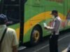 Badan Pengelola Transportasi Jabodetabek (BPTJ) menggelar uji kelayakan bus antar kota antar provinsi di Terminal Poris Plawad
