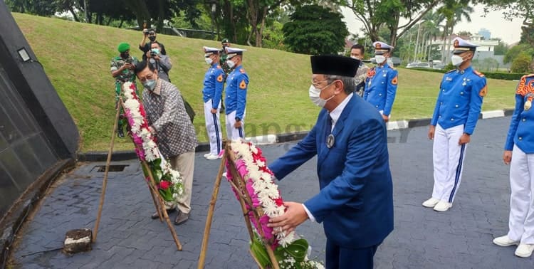 Peristiwa bersejarah gugurnya Mayor Daan Mogot dalam perjuangan kemerdekaan Indonesia diperingati Pemerintah Kota Tangerang Selatan, Rabu 26 Januari 2022.