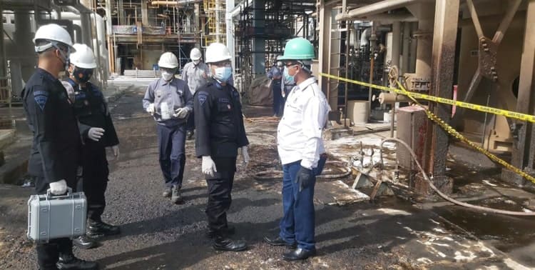 enam orang yang menjadi korban dalam ledakan pabrik kimia PT Mitsubishi Chemical Indonesia (MCI) di Cilegon  mengalami luka ringan.