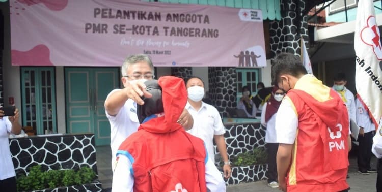 PMI Kota Tangerang Lantik Anggota PMR Se-Kota Tangerang