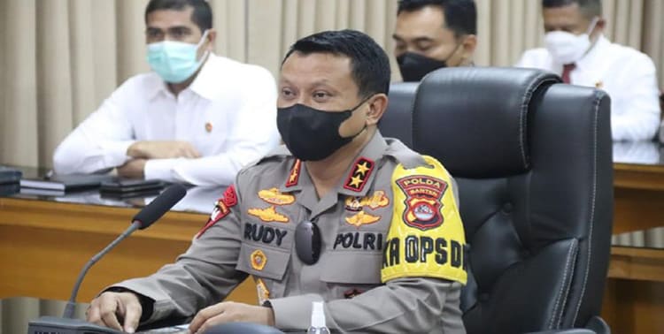 Kapolda Banten Inspektur Jenderal  Rudy Heriyanto  memerintahkan penyidik Direktorat Narkoba dan Satnarkoba Polres jajaran untuk bertindak tegas terhadap bandar dan pengedar narkoba dengan memiskinkan pelaku.