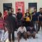 Unit Reskrim Polsek Cisoka bersama personel Satreskrim Polres Kota Tangerang menangkap 5 tersangka pencurian toko emas di Pasar Cisoka, Kabupaten Tangerang.