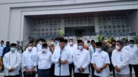Wali Kota Tangerang Selatan (Tangsel) Benyamin Davnie meresmikan gedung Islamic Center di Rawa Buntu, Kecamatan Serpong, Jumat 1 April 2022.