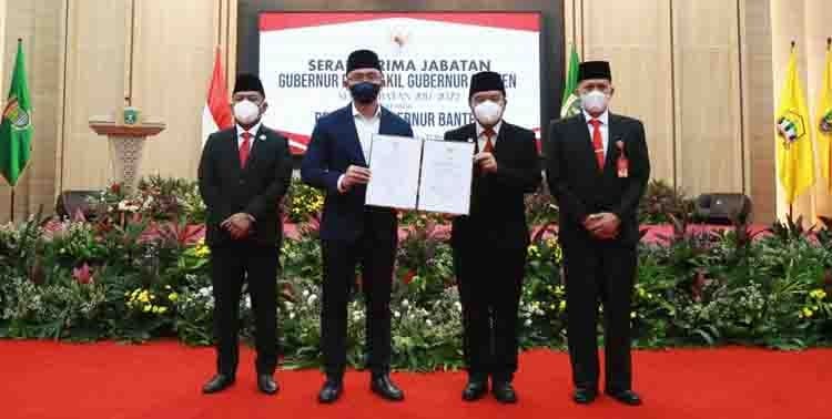 Penjabat (Pj)Gubernur Banten Al Muktabar meminta dukungan dan doa masyarakat Banten dalam melaksanakan pemerintahan untuk membangun Provinsi Banten.