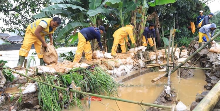 Banjir di wilayah timur Kota Tangerang, khususnya di Perumahan Pinang Griya terjadi bukan hanya karena hujan deras pada Jumat sore, (15/07) hingga Sabtu Pagi (16/07), tetapi karena jebolnya tanggul kali Angke.