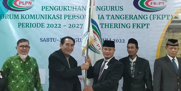 Pengurus Forum Komunikasi Personalia Tangerang (FKPT) periode 2022-2027 dikukuhkan, Sabtu 2 Juli 2022.