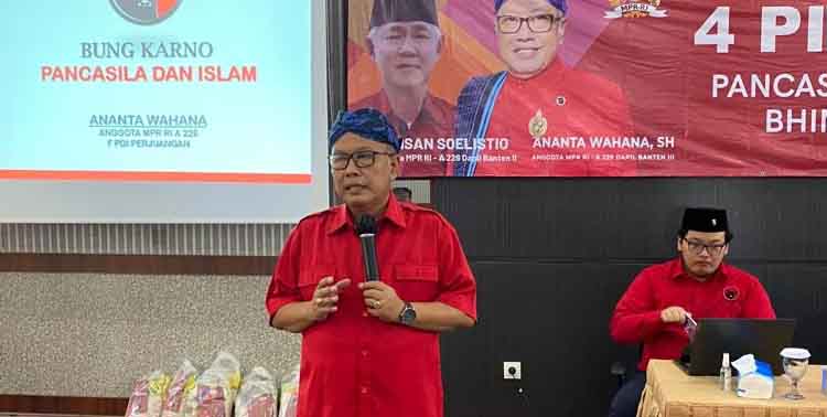 Anggota MPR RI, Ananta Wahana menyebut bahwa isu intoleransi beragama di Kota Cilegon, Banten tidak boleh terjadi di daerah lain.