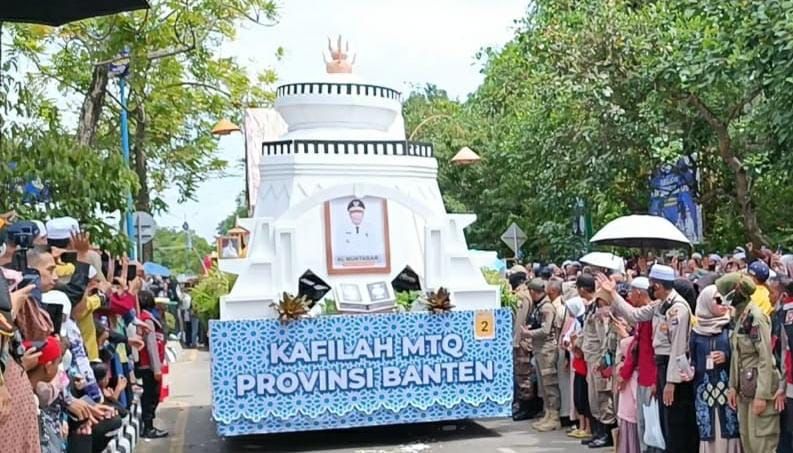 MTQ Kalsel 2022, Kafilah Provinsi Banten Juara 3 Pawai Ta'aruf