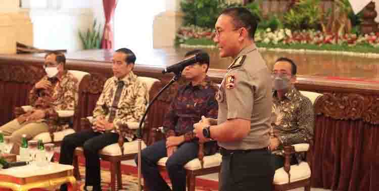 Peserta Program Pendidikan Reguler Angkatan (PPRA) 63 dan 64 Lemhannas RI bertemu dengan Presiden Joko Widodo di Istana Negara, Rabu, 12 Oktober 2022.