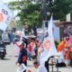 PKS serentak menggelar flash mob di seluruh wilayah Indonesia, salah satunya di Bencongan, Kelapa Dua, Tangerang, Minggu, 14 Januari 2024