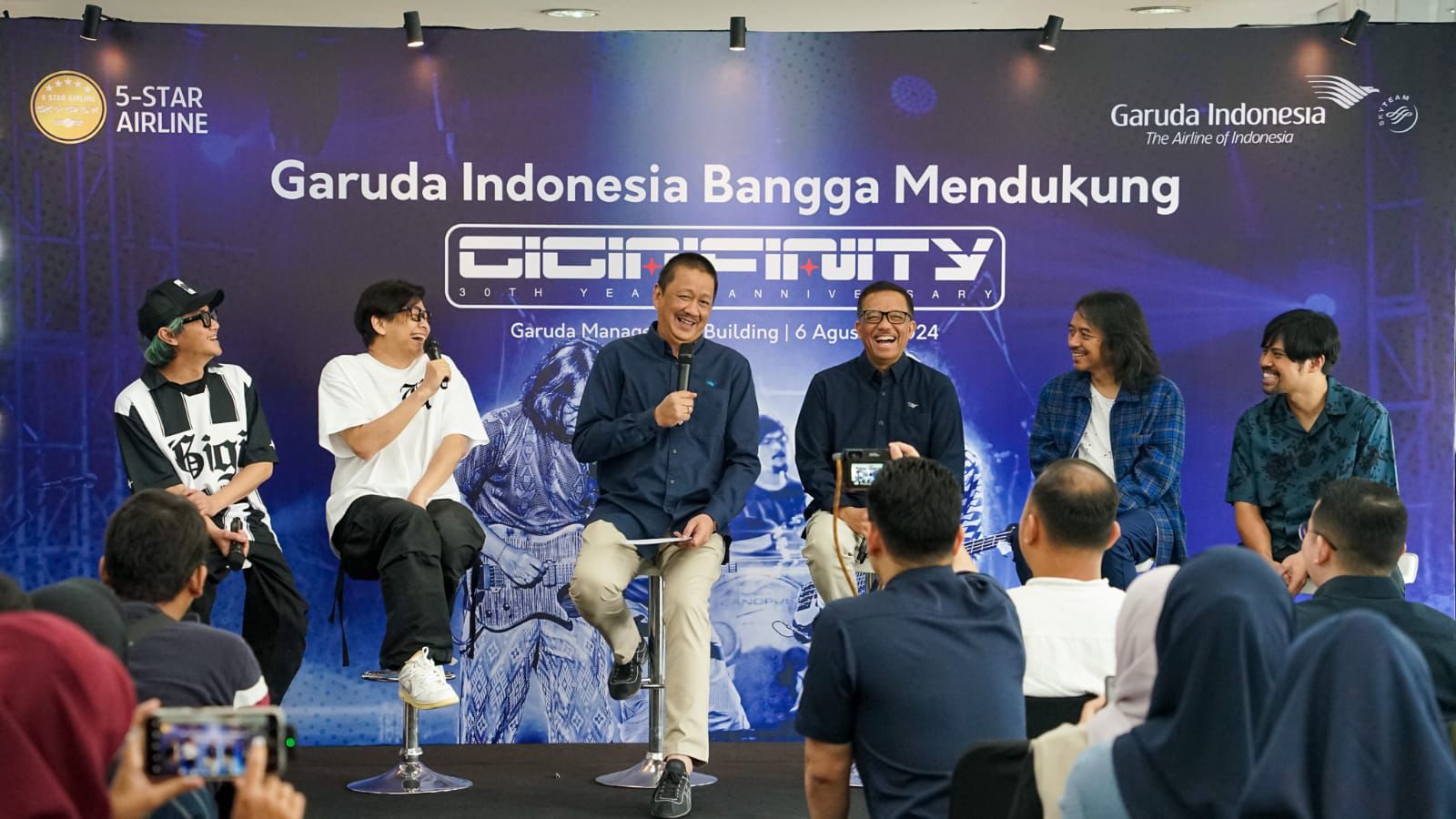 Jelang Konser GIGINFINITY, Maskapai Garuda Indonesia Dukung Band Gigi Hadirkan Layanan Pembelian Tiket Khusus