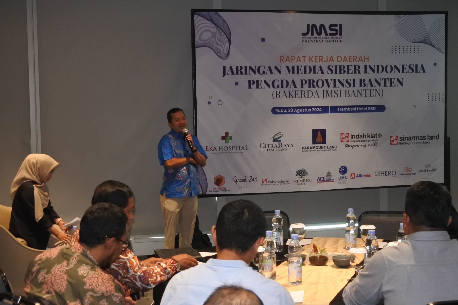 Pengurus Daerah (Pengda) Jaringan Media Siber Indonesia (JMSI) Provinsi Banten telah menggelar Rapat Kerja Daerah (Rakerda) perdana pada Rabu, 28 Agustus 2024.