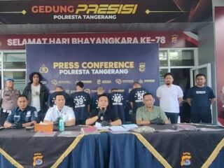 Lima Orang Sindikat Maling Motor Diringkus Polresta Tangerang