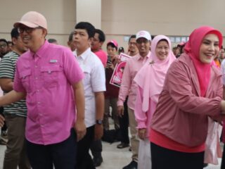 Jelang Kampanye di Tangsel, Paslon Rama dan Shinta Perkenalkan Ciri Khas dengan Warna Merah Muda dan Tagar 'Tangsel Banget'