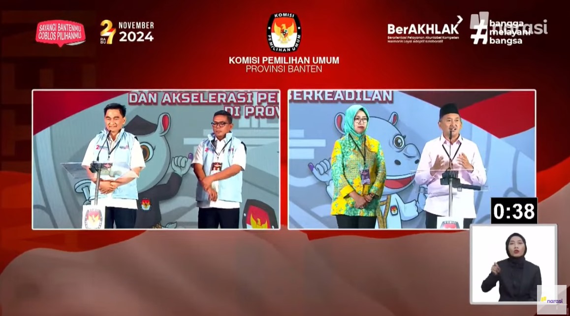 Dalam debat publik perdana untuk calon gubernur dan wakil gubernur Banten, akademisi Ikhsan Ahmad dari Universitas Sultan Ageng Tirtayasa menilai pemaparan para calon hanya menampilkan retorika tanpa substansi. Ia mengkritik kurangnya pembahasan isu-isu krusial seperti ketimpangan, stunting, dan korupsi, serta mengharapkan rencana aksi yang jelas dari masing-masing calon untuk menjawab tantangan masyarakat.