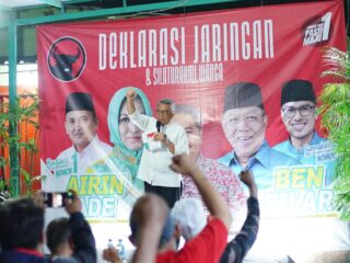 Warga Paku Jaya Tangsel Deklarasi Dukung Airin-Ade dan Benyamin-Pilar