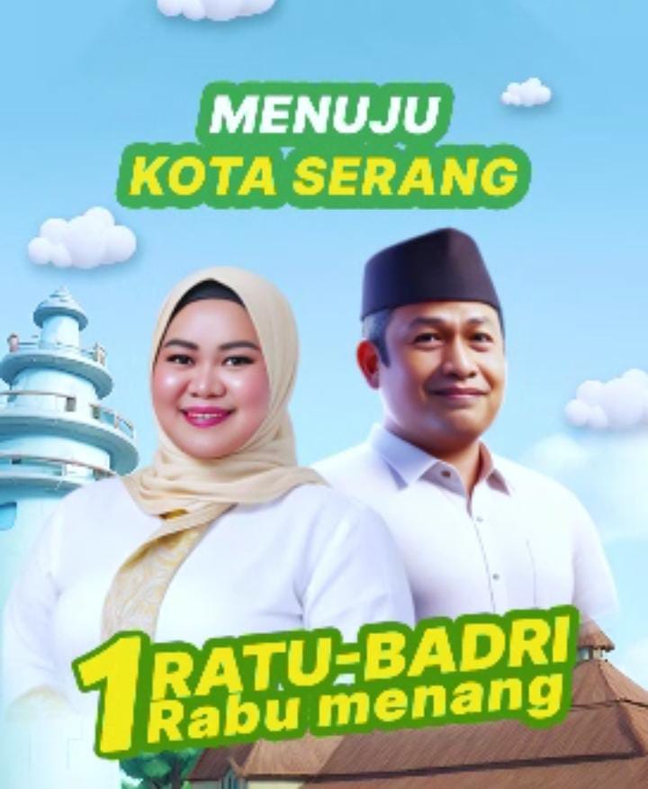 Calon Walikota Serang Ratu Ria dan Wakilnya Subadri Ushuludin