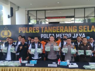 Polres Tangsel Amankan 40,2 kilogram Sabu, Pelaku Jaringan Sumatera-Jawa