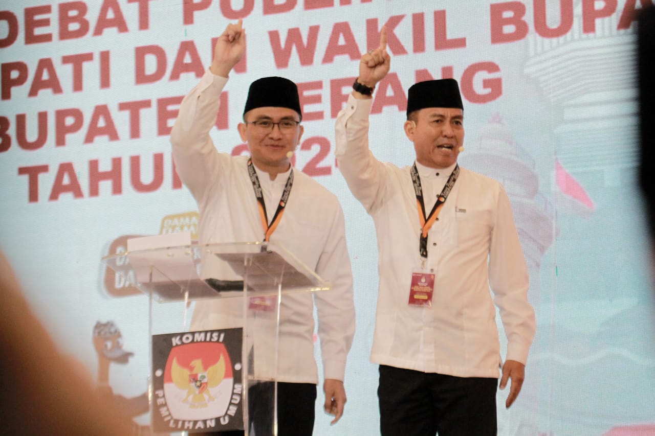 Calon Bupati Serang Andika Hazrumy bersama Calon Wakil Bupati Serang Nanang Supriatna membawa 13 program kerja pada Pilkada Kabupaten Serang 2024