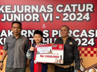 Atlet Junior Percasi Kabupaten Tangerang Raih Juara 2 Kejurnas Catur Junior 2024