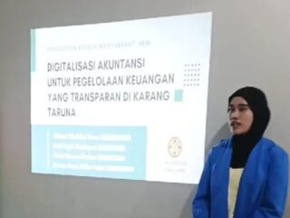 Mahasiswa Unpam Latih Pegiat Karang Taruna Gunakan Aplikasi Akuntansi Berbasis Digital