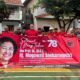 Abraham Garuda Laksono, Anggota DPRD Provinsi Banten, memimpin perayaan ulang tahun Ibu Megawati Soekarnoputri di Kabupaten Tangerang
