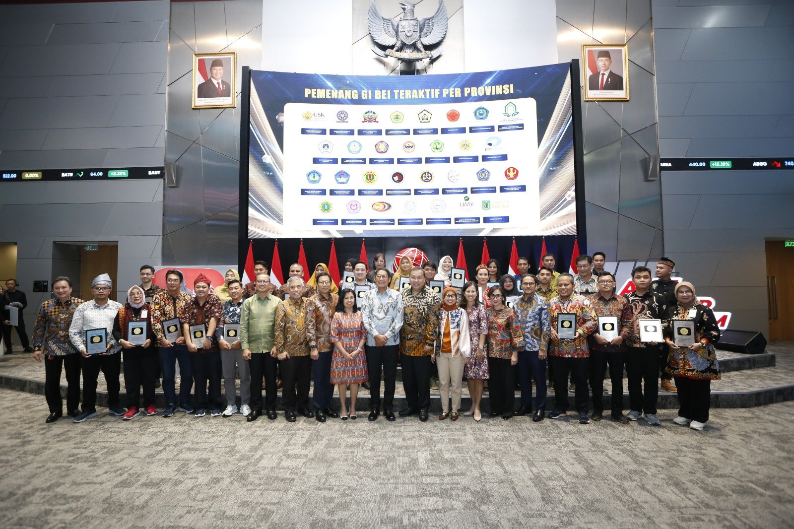 PT Bursa Efek Indonesia (BEI) menggelar Penghargaan Galeri Investasi 2025 untuk apresiasi kontribusi dalam pengembangan pasar modal Indonesia.