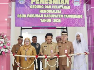 Pj Bupati Andi Ony Resmikan Gedung Pelayanan Hemodialisa RSUD Pakuhaji